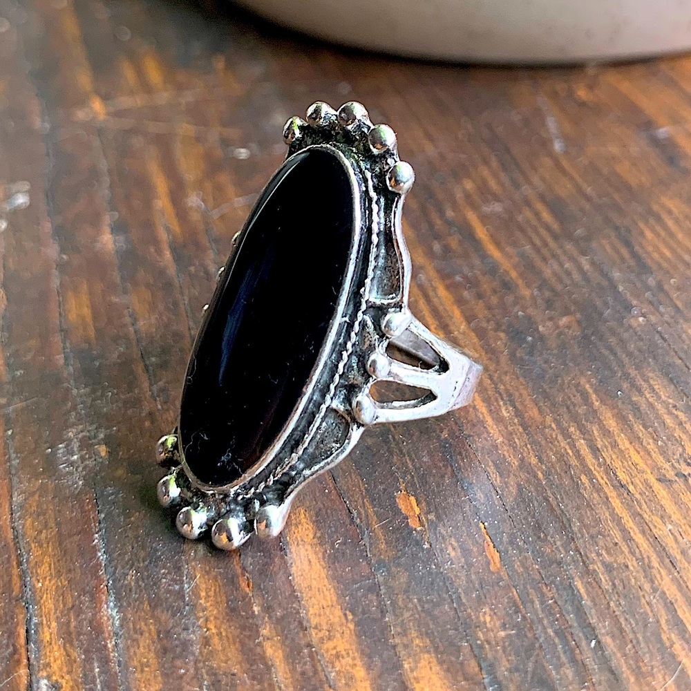 - ✨NWT✨Large Tourmaline Sterling Silver Ring